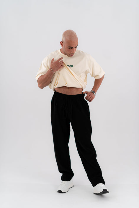 Velour Touch Pants - Black