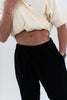 Velour Touch Pants - Black