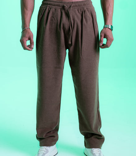 Velour Touch Pants - Brown